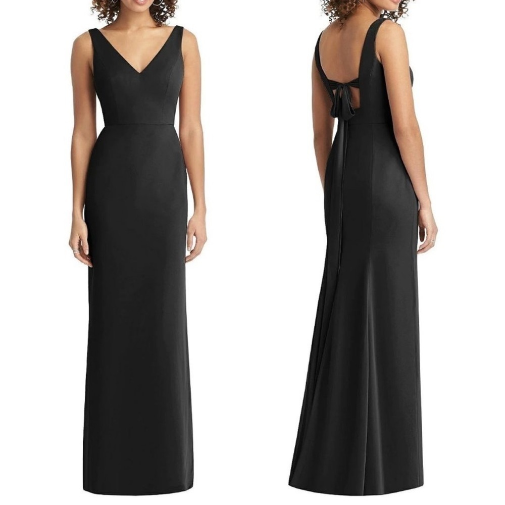Social Bridesmaids Sleeveless Tie Back NWT
Chiffon Trumpet Gown size 10 R NWT
